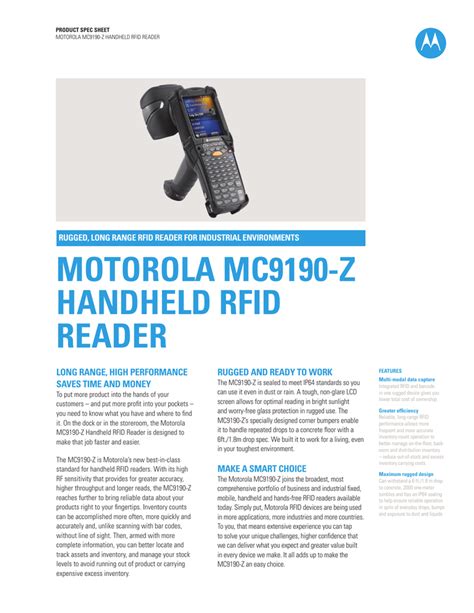 motorola rfid scanner blue screen|Motorola mc9190 troubleshooting.